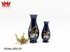 Cặp Bình trang trí chất liệu sành sứ họa tiết chim Công (130)