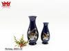 Cặp Bình trang trí chất liệu sành sứ họa tiết chim Công (130)