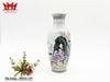 Bình trang trí chất liệu sành sứ họa tiết các thiếu nữ trong vườn hoa  (159)