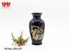 Bình trang trí sành sứ họa tiết chim công vàng nổi bật  (250)