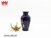 Bình trang trí sành sứ họa tiết chim công vàng nổi bật  (250)