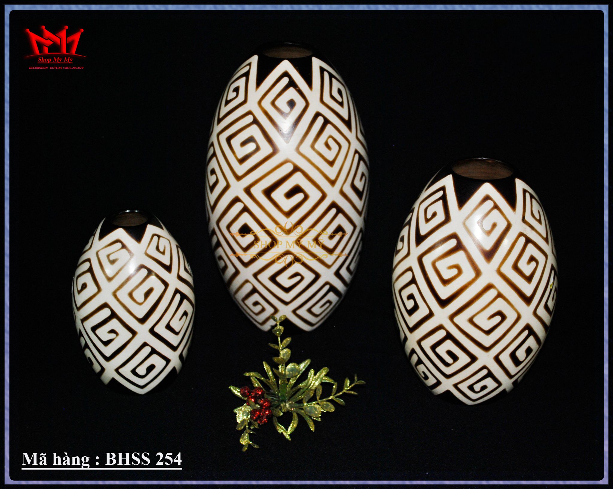 Bộ Bình gốm làm bằng tay từ Peru  ( 254 )