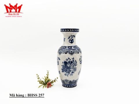  Bình trang trí sành sứ họa tiết cao cấp  (257) 