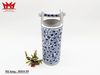 Bình trang trí sành sứ họa tiết độc đáo có quai cầm(89)