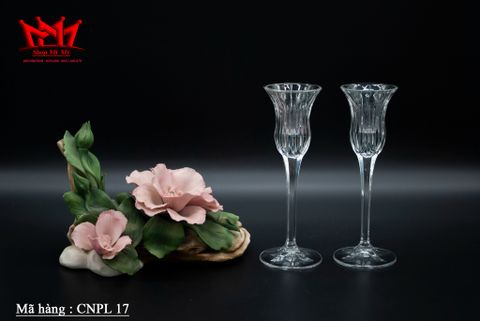  Chân nến pha lê Mikasa Tulip Taper cổ điển . 