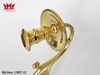 Cặp chân đèn nến gắn tường bằng đồng cổ điển vàng sáng rất đẹp