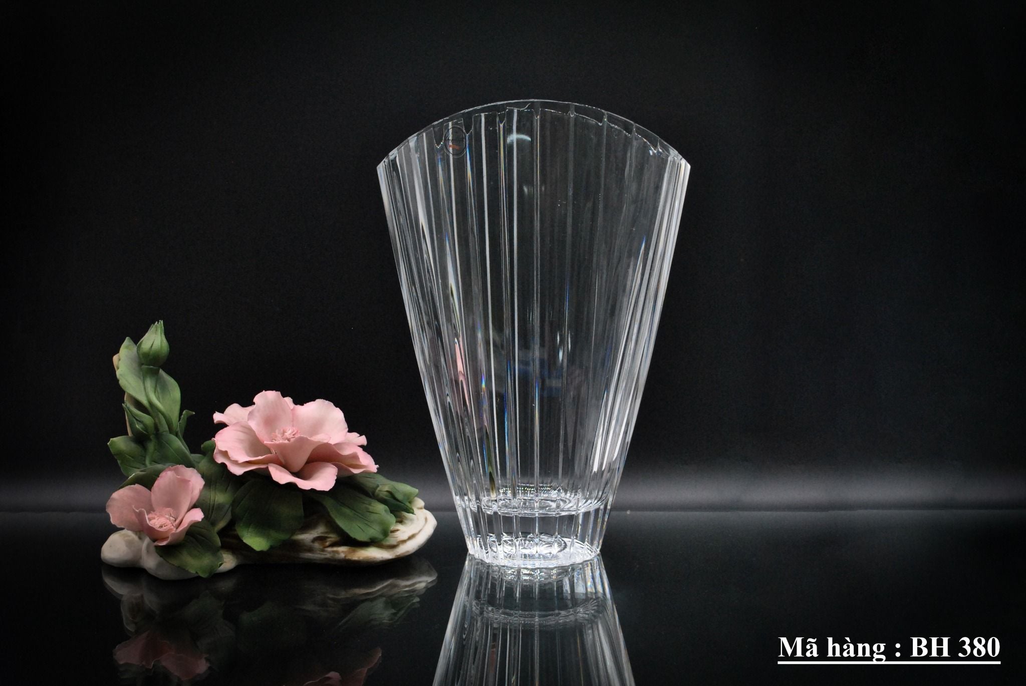 Bình hoa pha lê MIKASA kiểu Oval