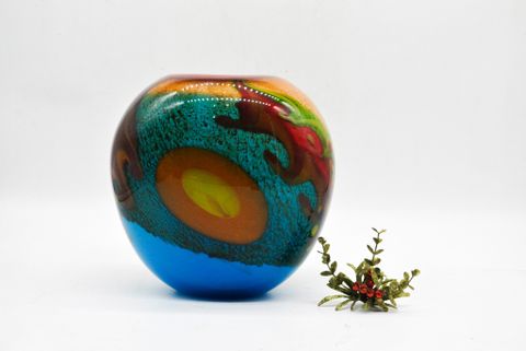  Bình thủy tinh trang trí cổ điển MURANO của Ý với nhiều màu sắc rực rỡ. 
