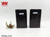 Cặp giá đỡ sách hình 2 người dân tộc châu Phi bằng gỗ mun chạm khắc thủ công cổ điển