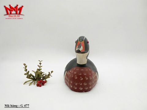  Tượng con vịt trưng bày trang trí được vẽ tay hàng sưu tầm Châu Âu. 