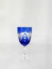 Bộ bình đựng rượu Bohemian xanh Cobalt