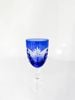 Bộ bình đựng rượu Bohemian xanh Cobalt