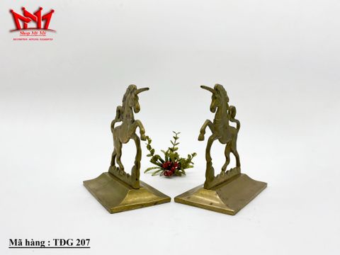  Cặp ngựa có sừng bằng đồng ( TĐG 207 ) 