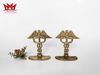 Cặp chặn sách bằng đồng hình cặp rắn biểu tượng trong y học