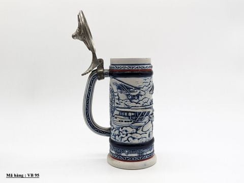  Vại uống bia cổ điển bằng gốm sứ của Avon hình máy bay xưa 