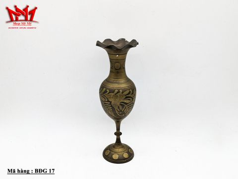  Bình hoa bằng Đồng chạm khắc tay nổi bật 