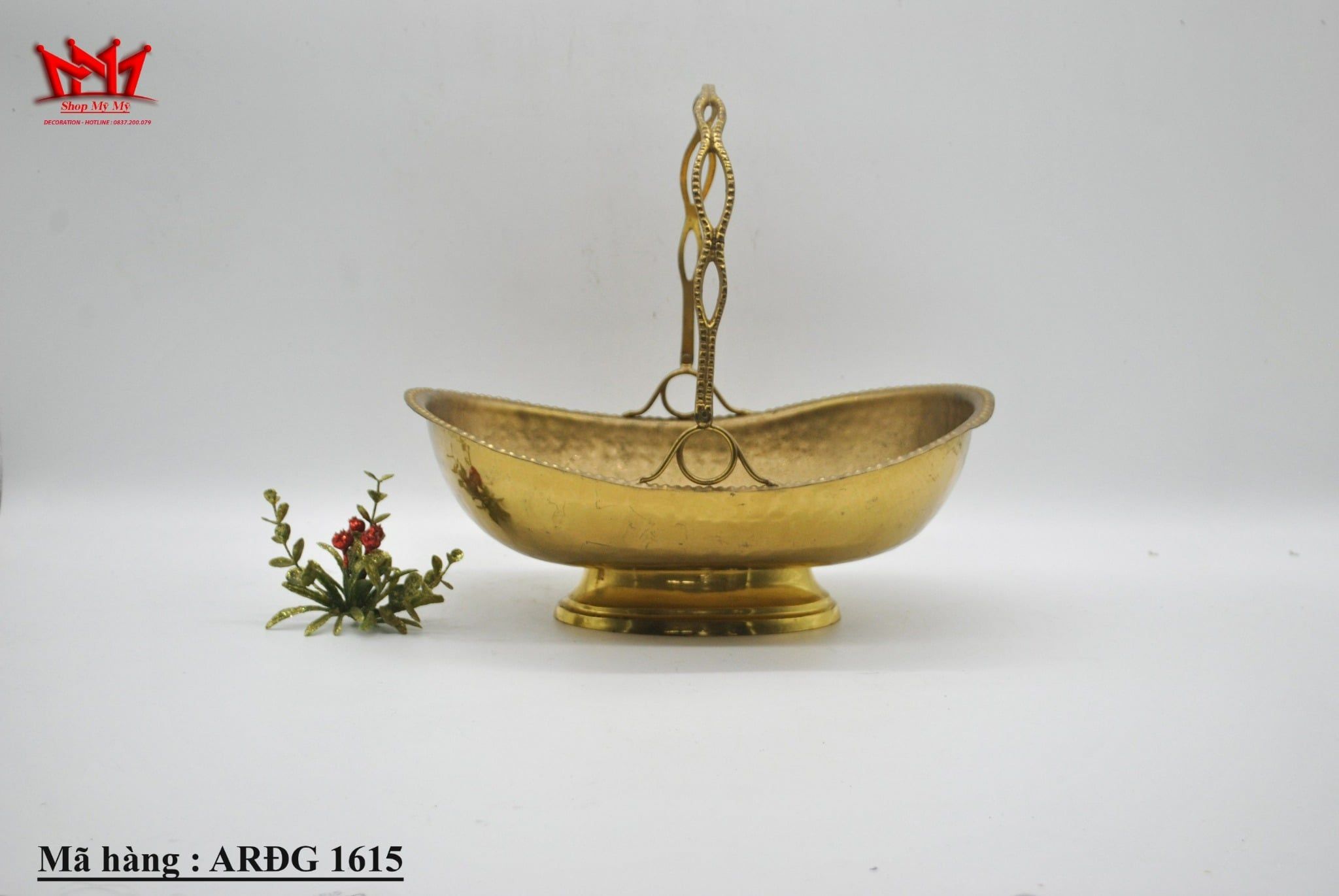 Giỏ đựng trái cây bằng Đồng thiết kế tinh xảo xuất xứ tại Ấn Độ