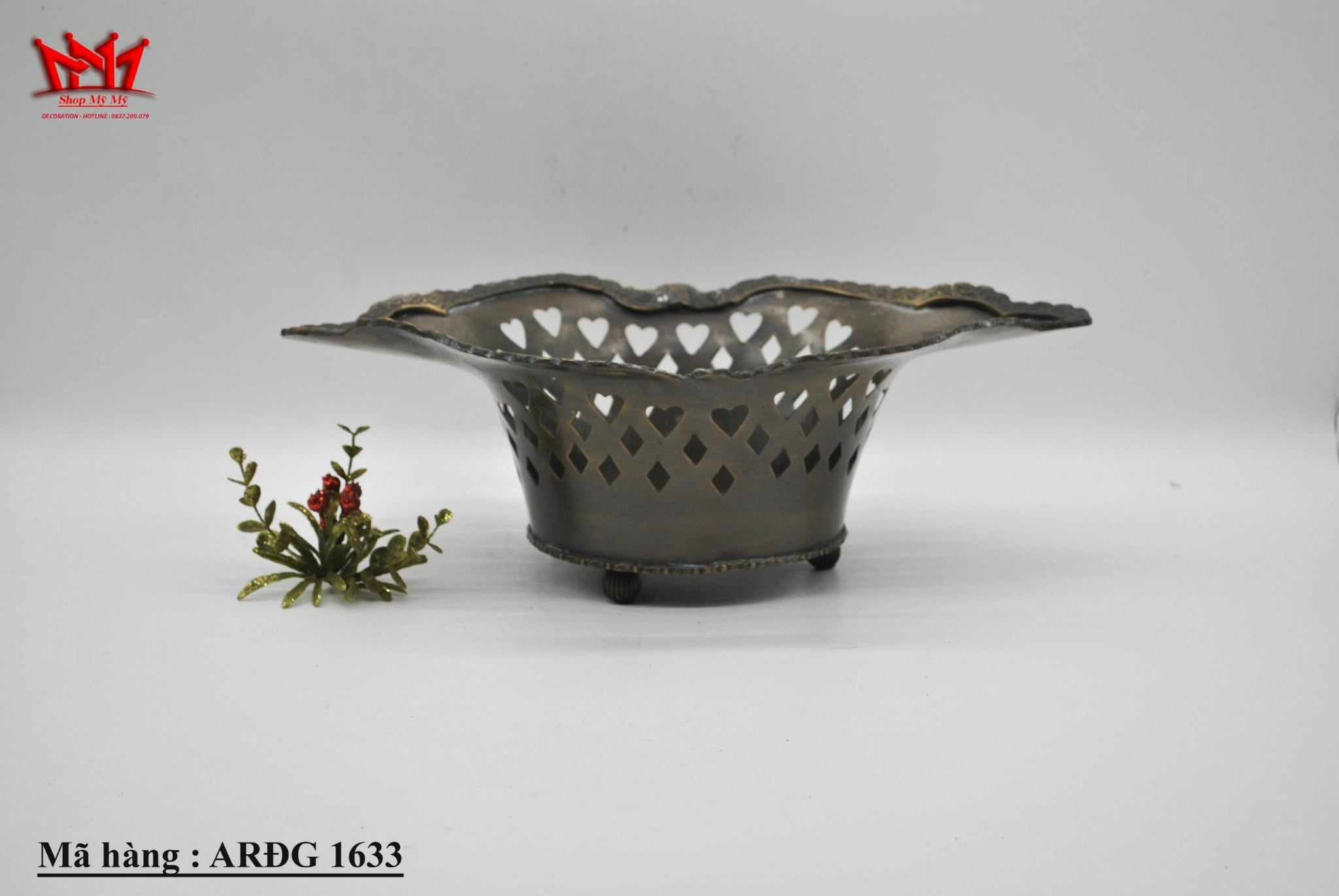 Giỏ đựng trái cây bằng đồng xuất xứ tại Ấn Độ