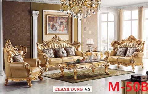 SOFA TÂN CỔ ĐIỂN M-50B - GHẾ SOFA LIVINI