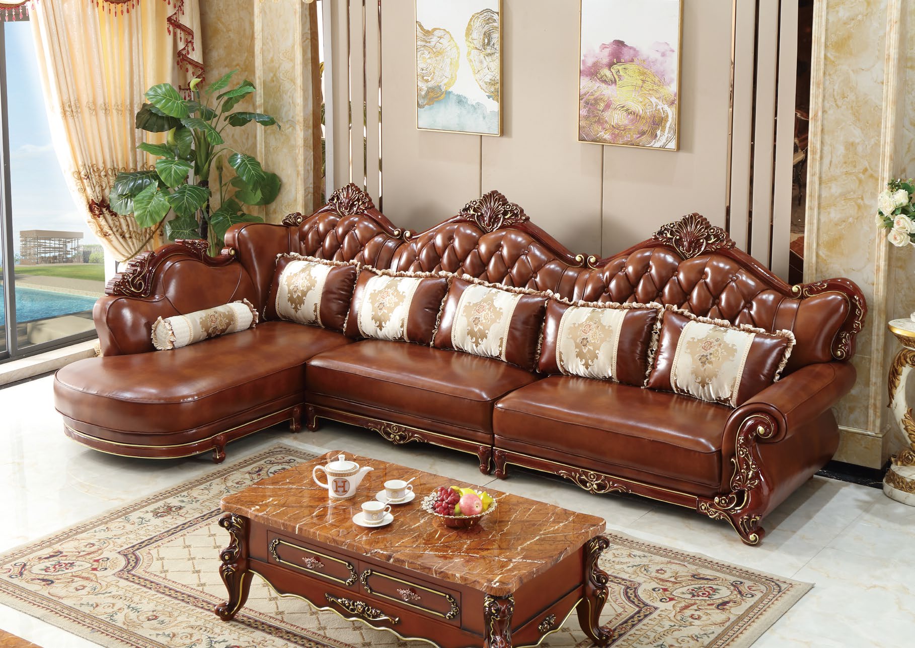 SOFA TÂN CỔ ĐIỂN AT-6002A