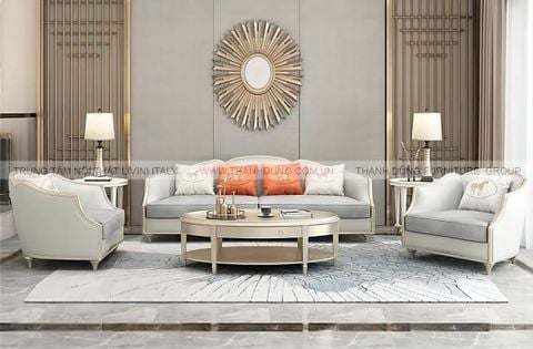 SOFA TÂN CỔ ĐIỂN SN 8803- SIÊU THỊ NỘI THẤT THANH DŨNG  LIVINI ITALY