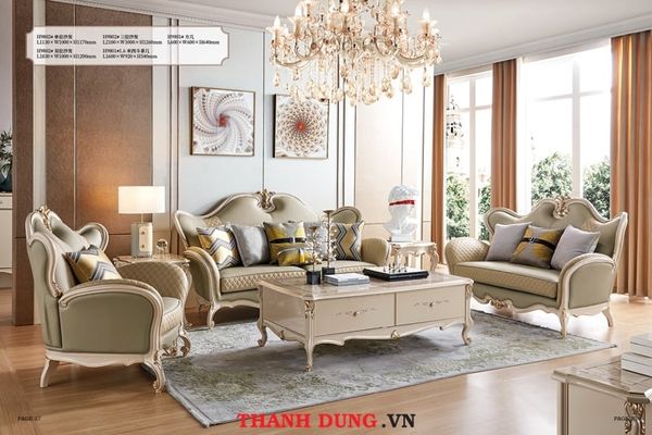 SOFA TÂN CỔ ĐIỂN CHÂU ÂU HX-H9802