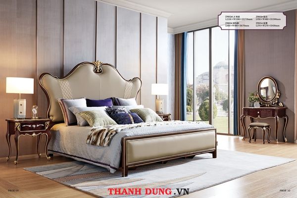 GIƯỜNG TÂN CỔ ĐIỂN CHÂU ÂU HX-Z9802