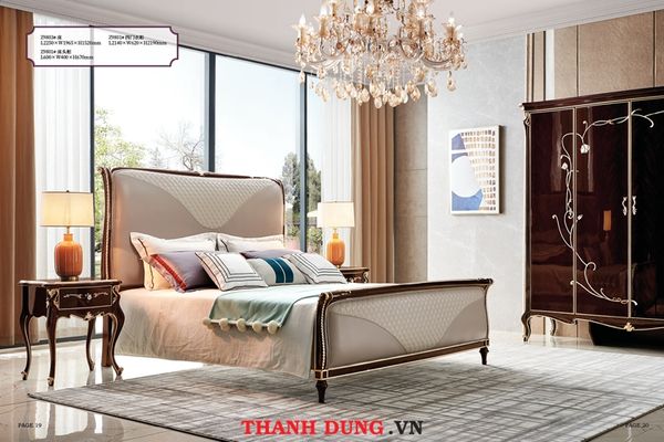 GIƯỜNG TÂN CỔ ĐIỂN CHÂU ÂU HX-Z9803