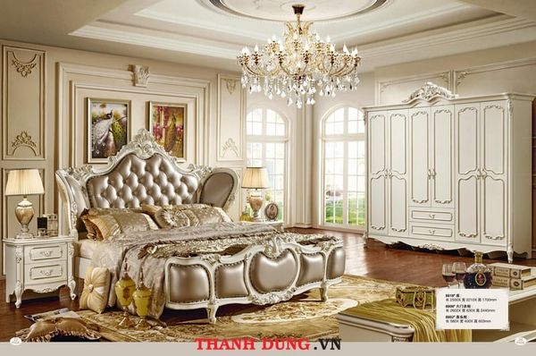 GIƯỜNG CỔ ĐIỂN CHÂU ÂU HX-TR8818