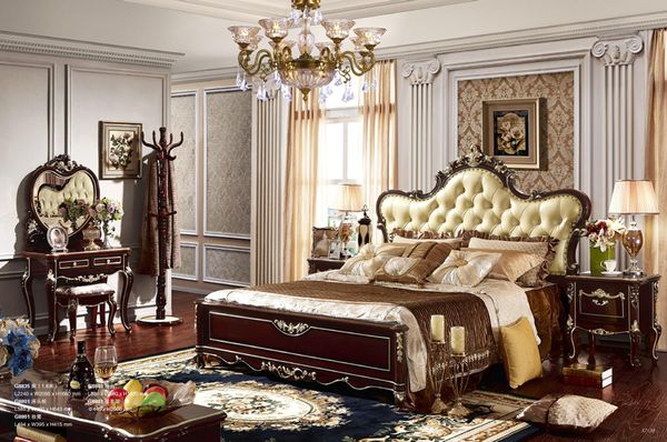 GIƯỜNG CỔ ĐIỂN CHÂU ÂU HX8835