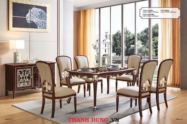 Bộ bàn ăn cao cấp HX-Z9801