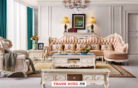 SOFA TÂN CỔ ĐIỂN L-2C- GHẾ SOFA LIVINI