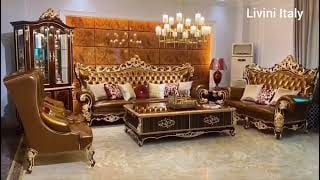 SOFA TÂN CỔ ĐIỂN 01 LIVINI ITALY