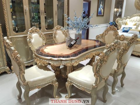 bàn ăn tân cổ điển