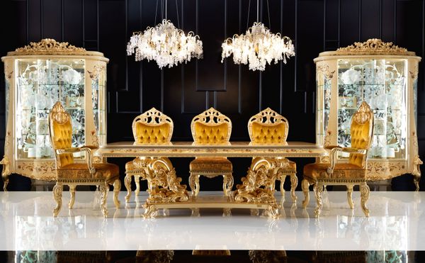 BÀN ĂN CỔ ĐIỂN MẪU HERMITAGE SOCCI