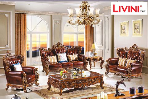SOFA CỔ ĐIỂN VÀ SOFA TÂN CỔ ĐIỂN CHÂU ÂU VR F056