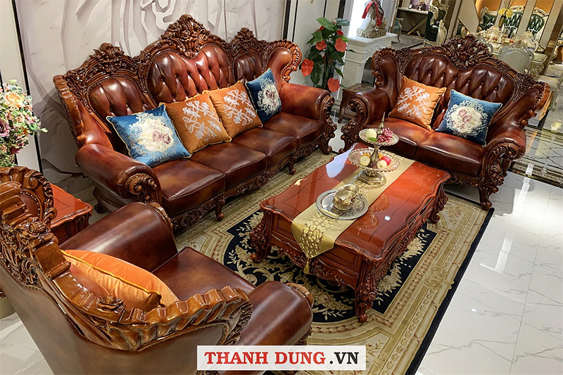 SOFA TÂN CỔ ĐIỂN CHÂU ÂU CS68