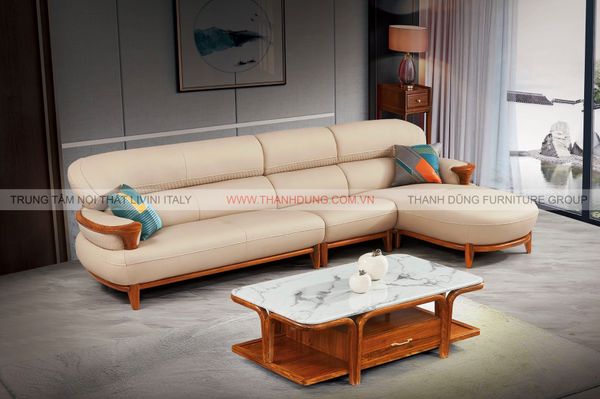 SOFA TÂN CỔ ĐIỂN GỖ MUN PR21