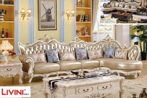 SOFA TÂN CỔ ĐIỂN CHÂU ÂU VR56L- LIVINI THANH DUNG