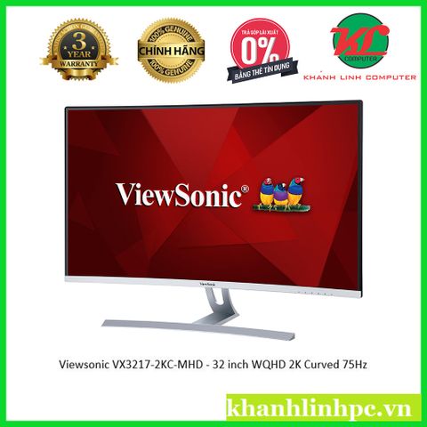 Viewsonic Vx3217 32 Inch Wqhd 2k Curved 2560x1440 75hz Khanh Linh Pc