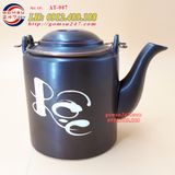 Ấm tích 1,25 lít nung khử vẽ chim đào