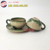 Chén uống trà men tro cổ của làng Bát Tràng