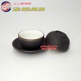 Chén tử sa chỉ bạc - Bộ ấm dáng đào chỉ bạc