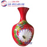 Bình hoa gốm sứ dáng tỏi béo