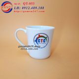 Cốc gốm sứ Bát Tràng in logo quà tặng