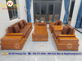 Bộ ghế sofa gỗ tự nhiên hiện đại HĐ23