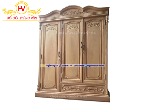 TỦ ÁO GỖ TỰ NHIÊN ĐẸP  TA187