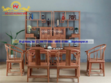 Bộ ghế uống trà gỗ TỰ NHIÊN ĐƠN GIẢN ĐẸP BGT09