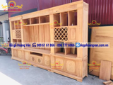 Tủ rượu tủ bày đồ gỗ tự nhiên  TR93