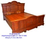 Mẫu giường ngủ đẹp giá rẻ nhất, Giường ngủ gỗ gõ GN78